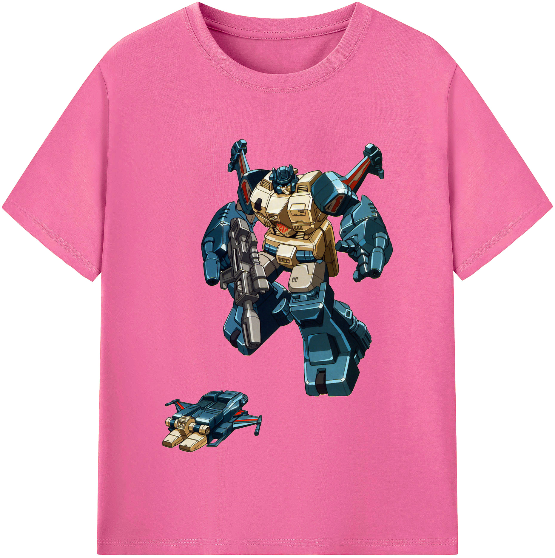（画像用）  レディースカジュアルプリントTシャツ（綿100％）